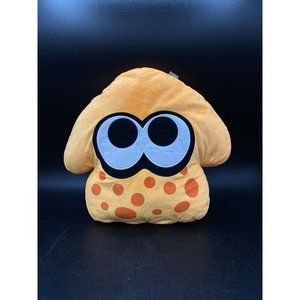 Splatoon Squid Orange Cushion Sanei Nintendo 2015 Grey Tag From Japan